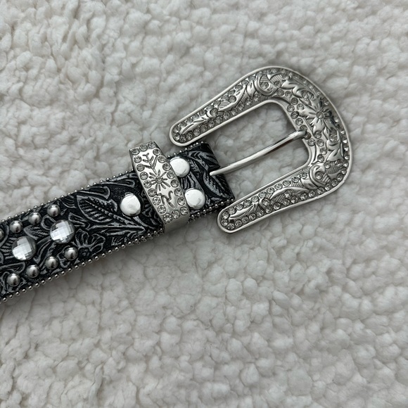 Big Buckle Rhinestone belt - Picture 2 of 6